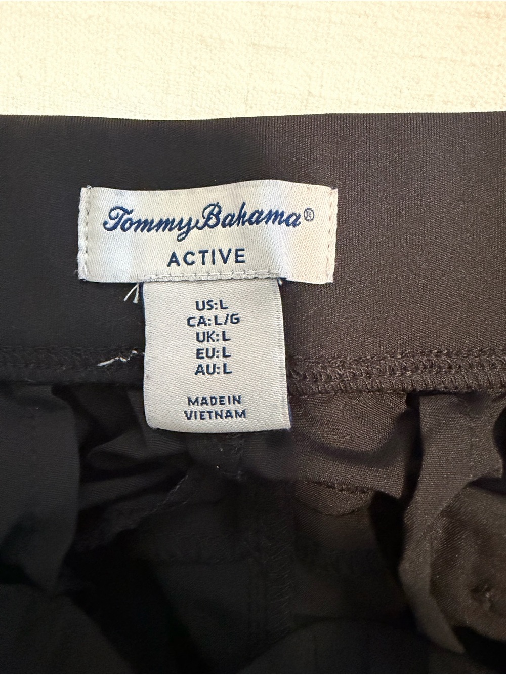 Tommy Bahama Black Active Wear Pants - Picture 3 of 10